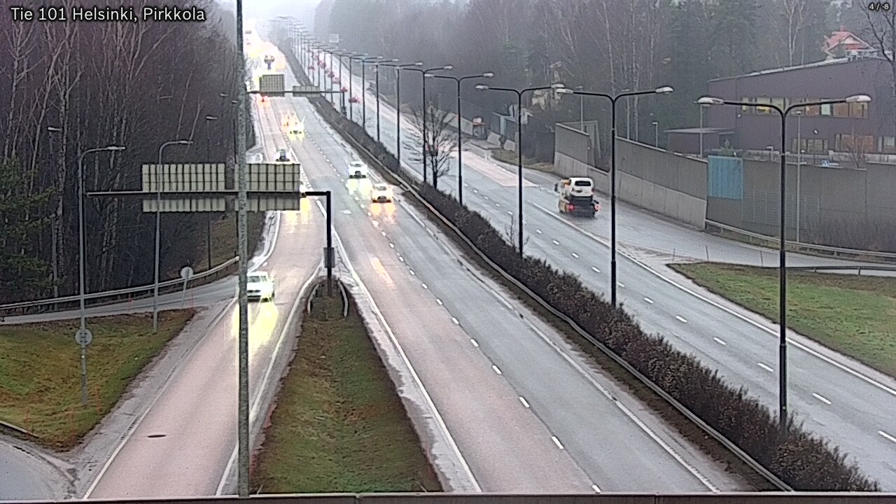 Weather Camera Image Road 101 Helsinki Pirkkola, Helsinki, Uusimaa
