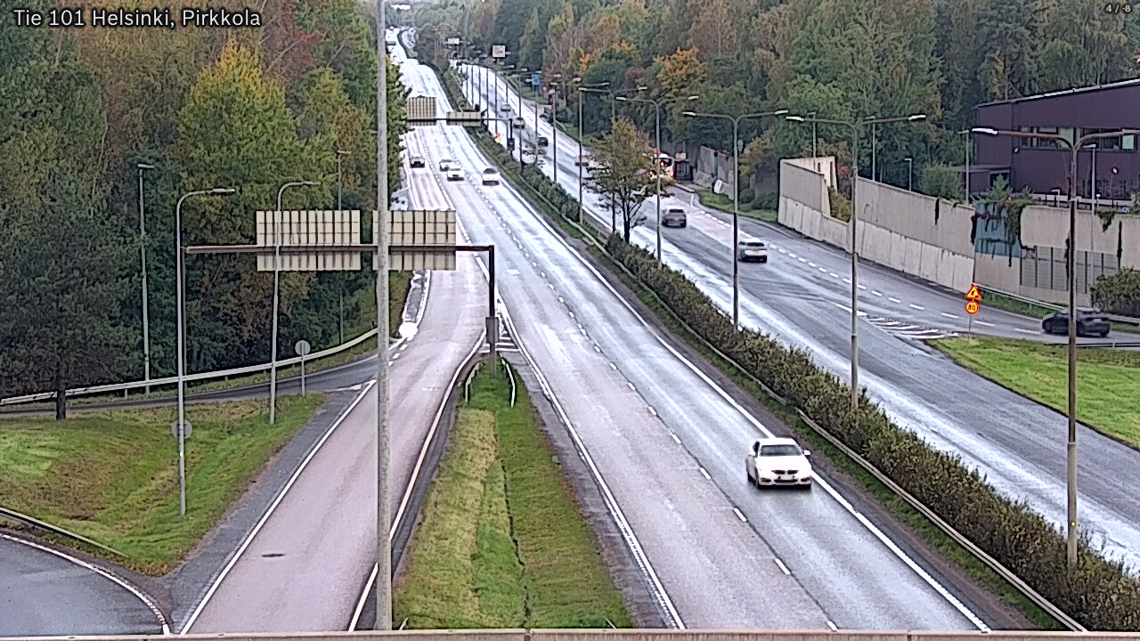 Weather Camera Image Road 101 Helsinki Pirkkola, Helsinki, Uusimaa