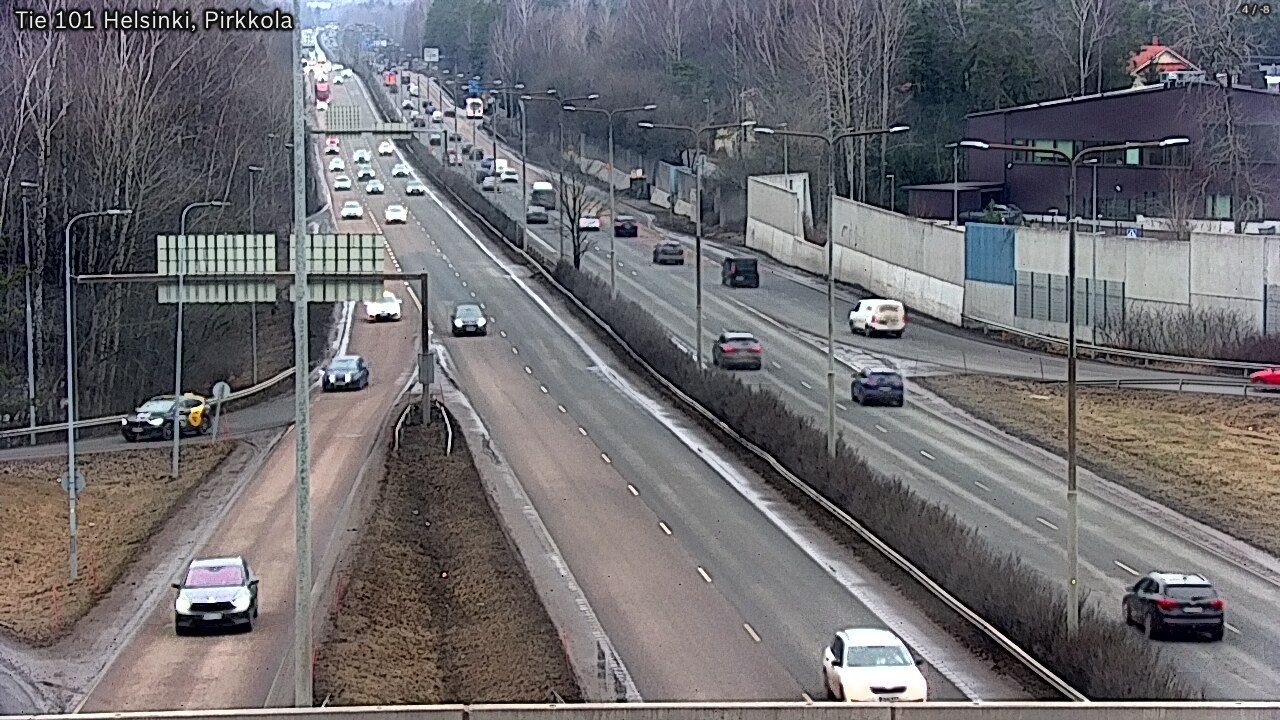 Weather Camera Image Väg 101 Helsingfors Britas, Helsinki, Uusimaa