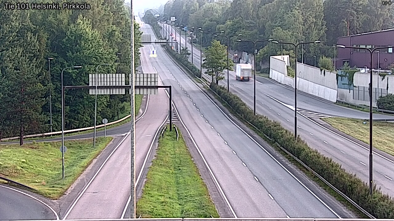 Weather Camera Image Road 101 Helsinki Pirkkola, Helsinki, Uusimaa