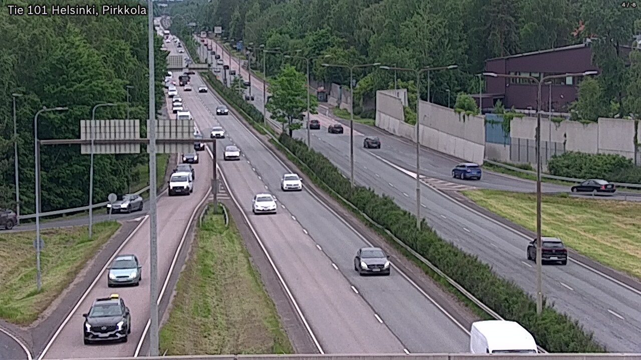 Weather Camera Image Väg 101 Helsingfors Britas, Helsinki, Uusimaa