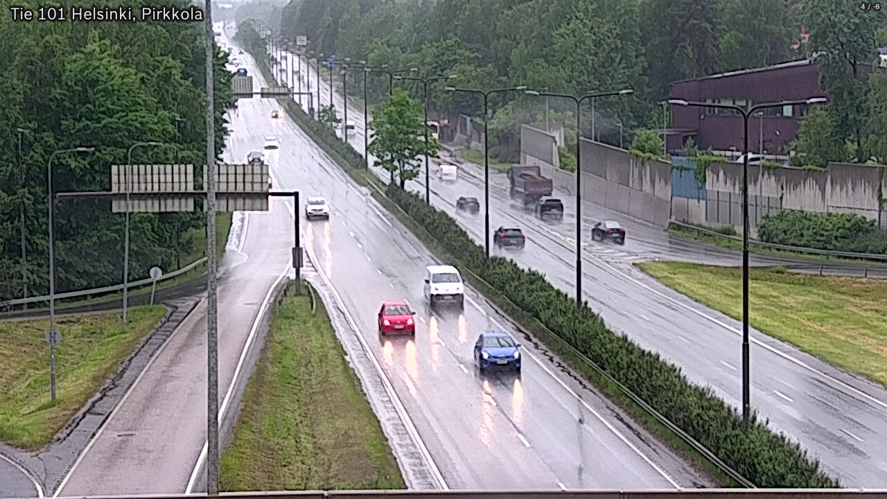 Weather Camera Image Väg 101 Helsingfors Britas, Helsinki, Uusimaa