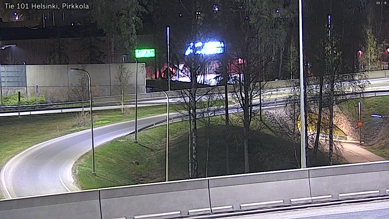 Weather Camera Image Road 101 Helsinki Pirkkola, Helsinki, Uusimaa