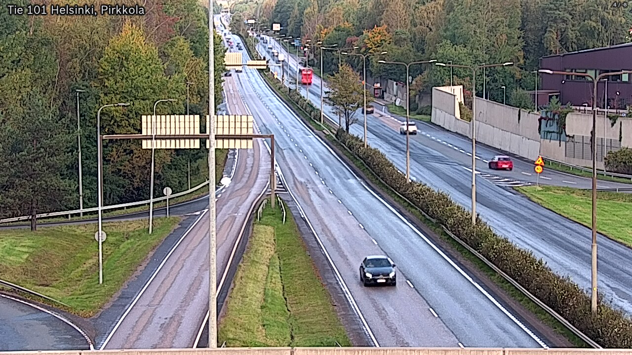 Weather Camera Image Road 101 Helsinki Pirkkola, Helsinki, Uusimaa