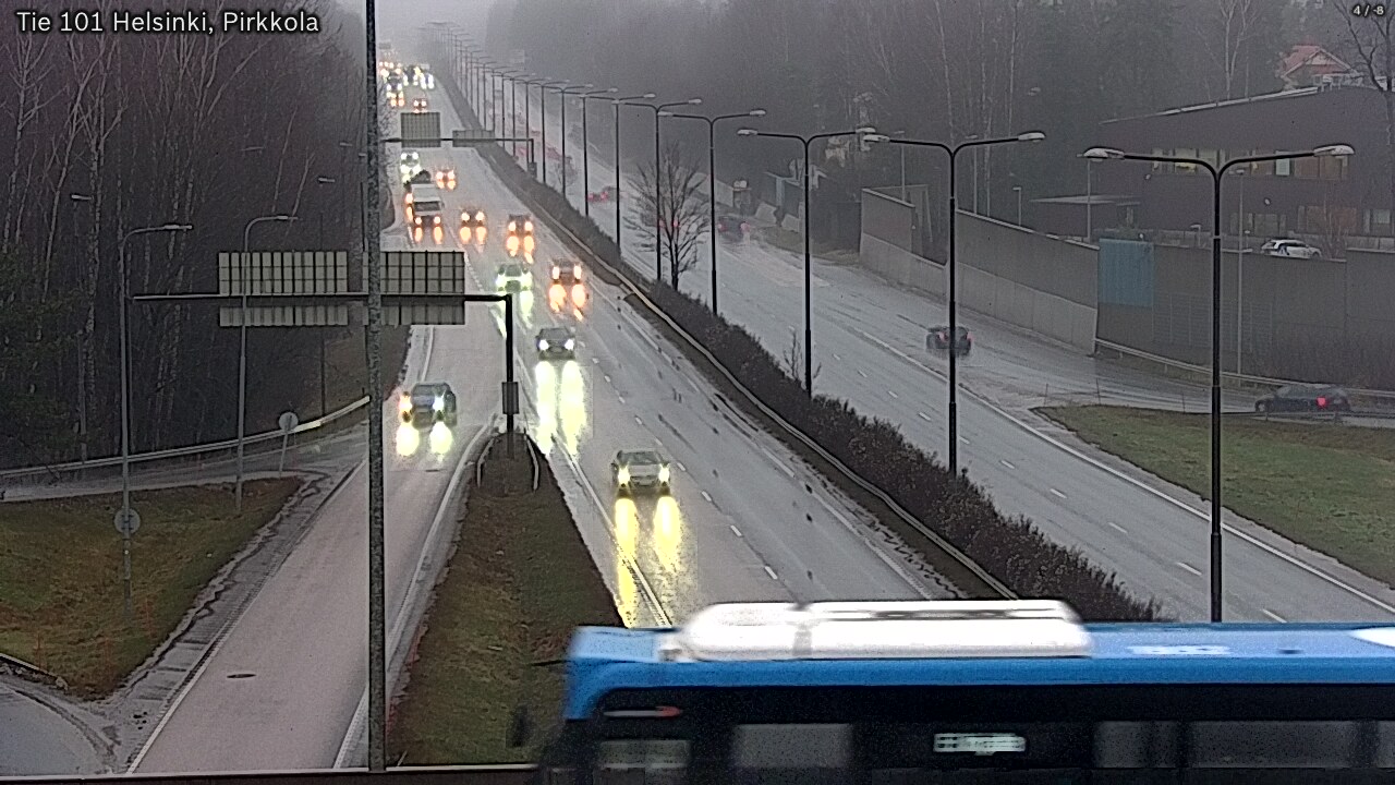Weather Camera Image Väg 101 Helsingfors Britas, Helsinki, Uusimaa