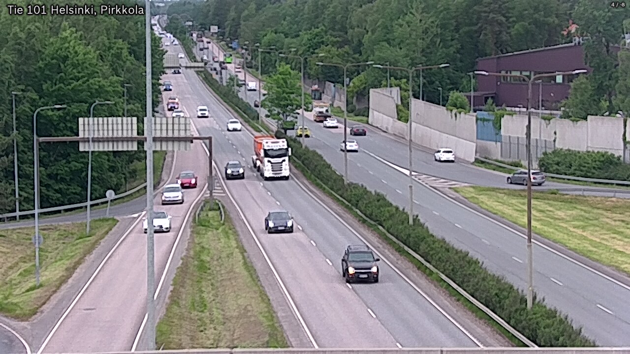 Weather Camera Image Väg 101 Helsingfors Britas, Helsinki, Uusimaa