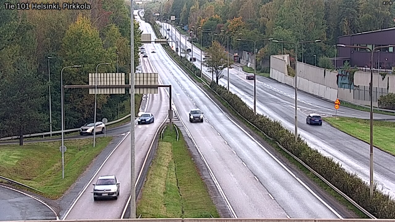 Weather Camera Image Road 101 Helsinki Pirkkola, Helsinki, Uusimaa