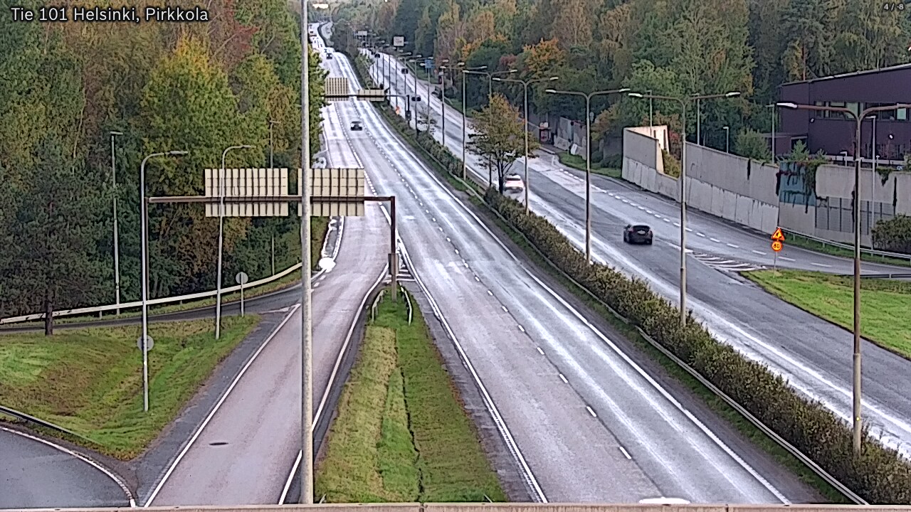 Weather Camera Image Road 101 Helsinki Pirkkola, Helsinki, Uusimaa