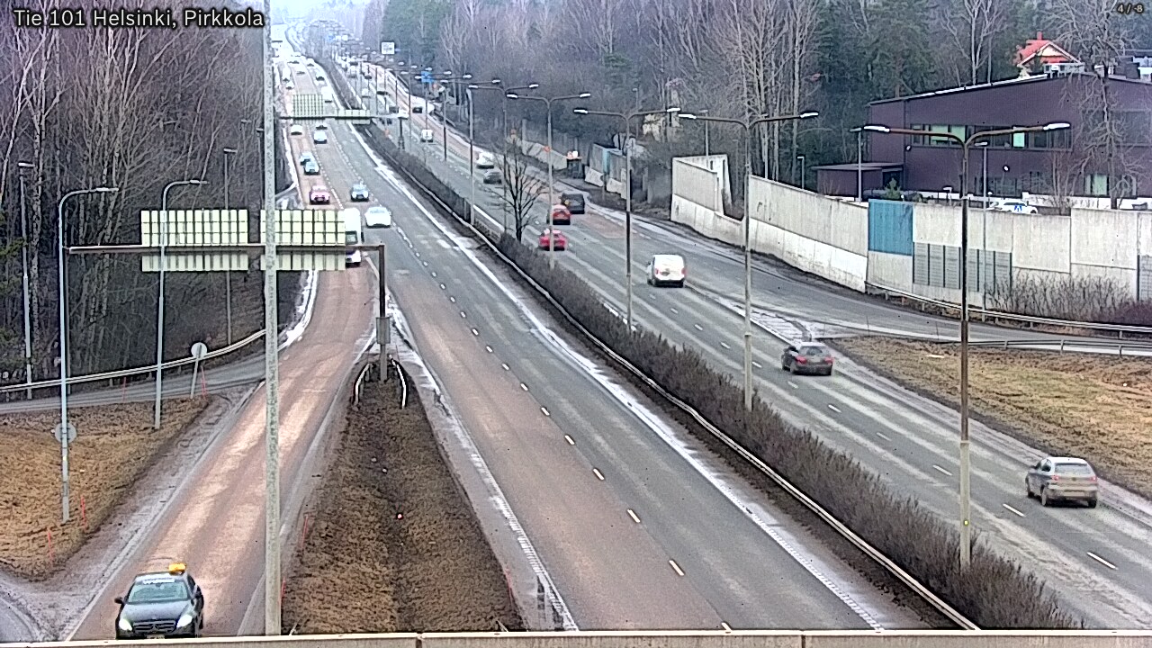 Weather Camera Image Väg 101 Helsingfors Britas, Helsinki, Uusimaa