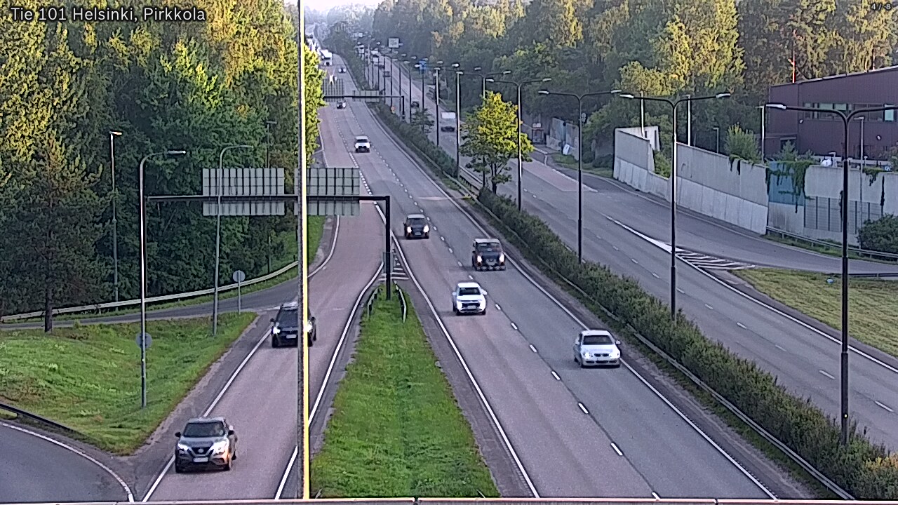 Weather Camera Image Road 101 Helsinki Pirkkola, Helsinki, Uusimaa