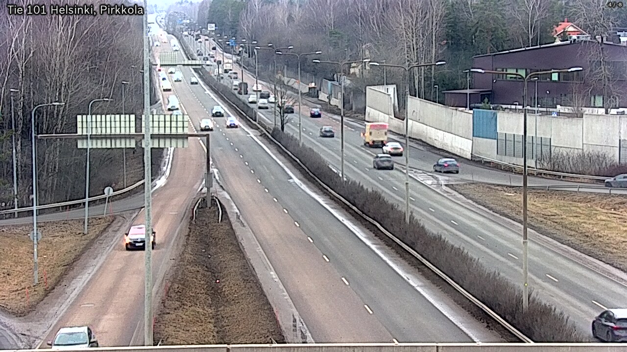 Weather Camera Image Väg 101 Helsingfors Britas, Helsinki, Uusimaa