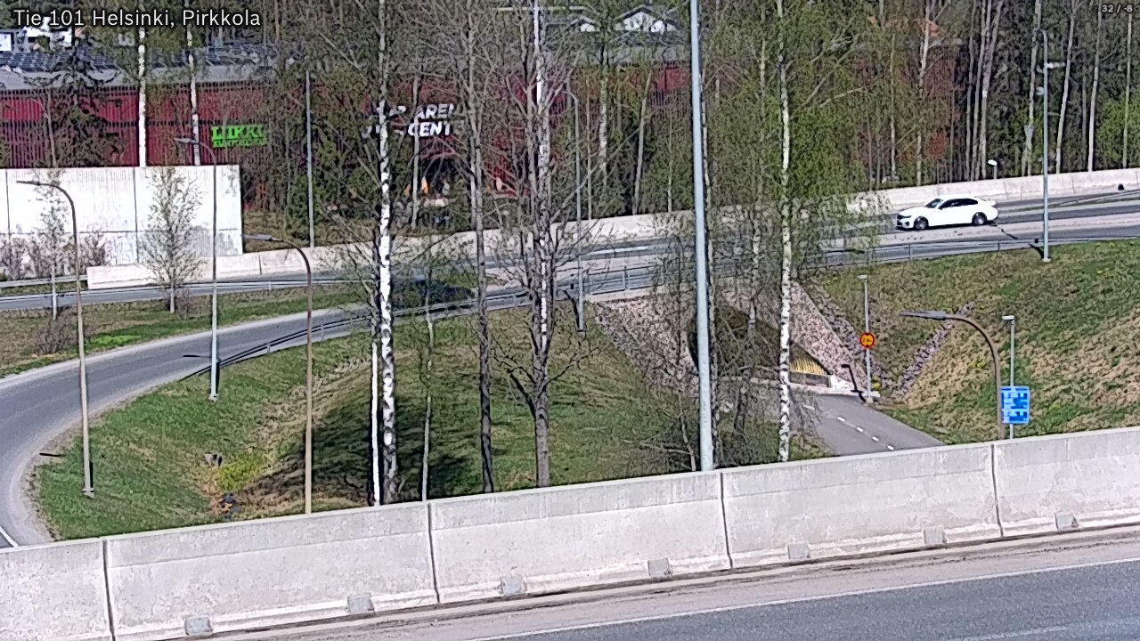 Weather Camera Image Väg 101 Helsingfors Britas, Helsinki, Uusimaa