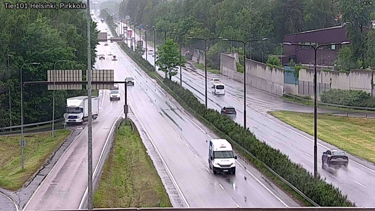 Weather Camera Image Väg 101 Helsingfors Britas, Helsinki, Uusimaa