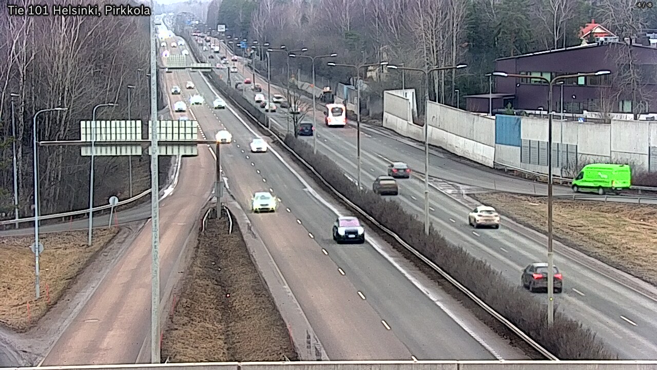Weather Camera Image Väg 101 Helsingfors Britas, Helsinki, Uusimaa