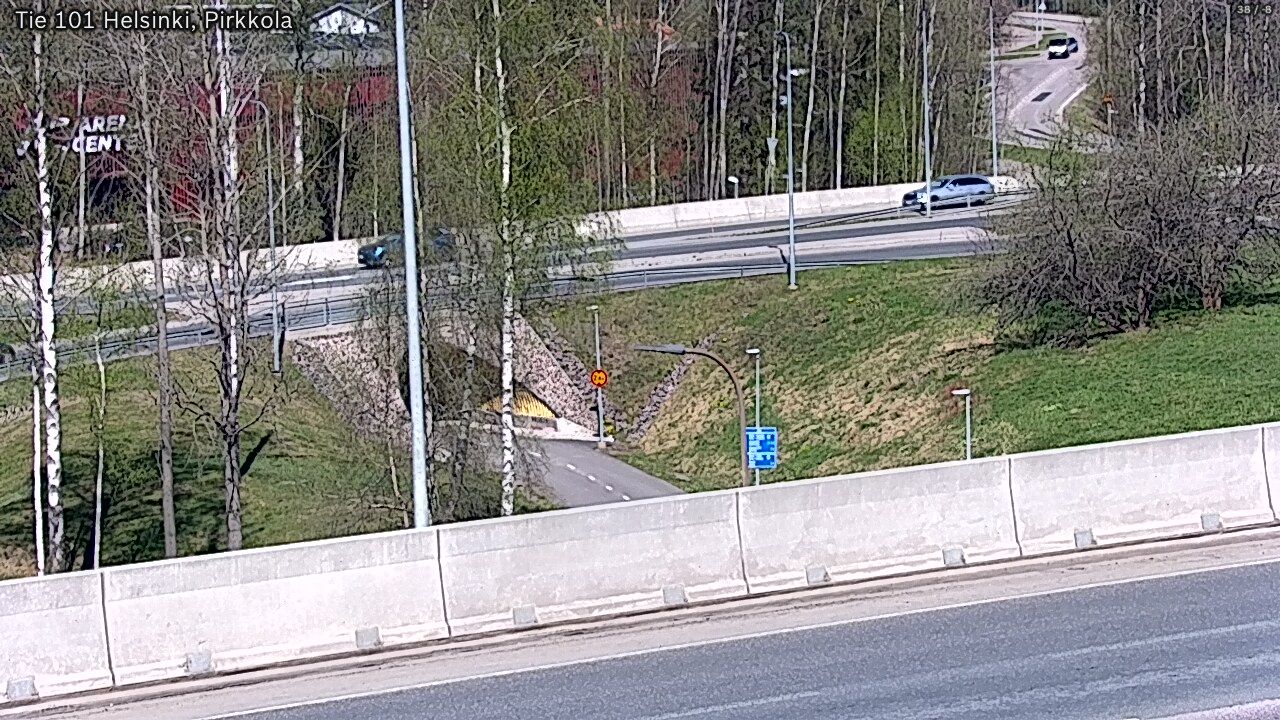 Weather Camera Image Väg 101 Helsingfors Britas, Helsinki, Uusimaa