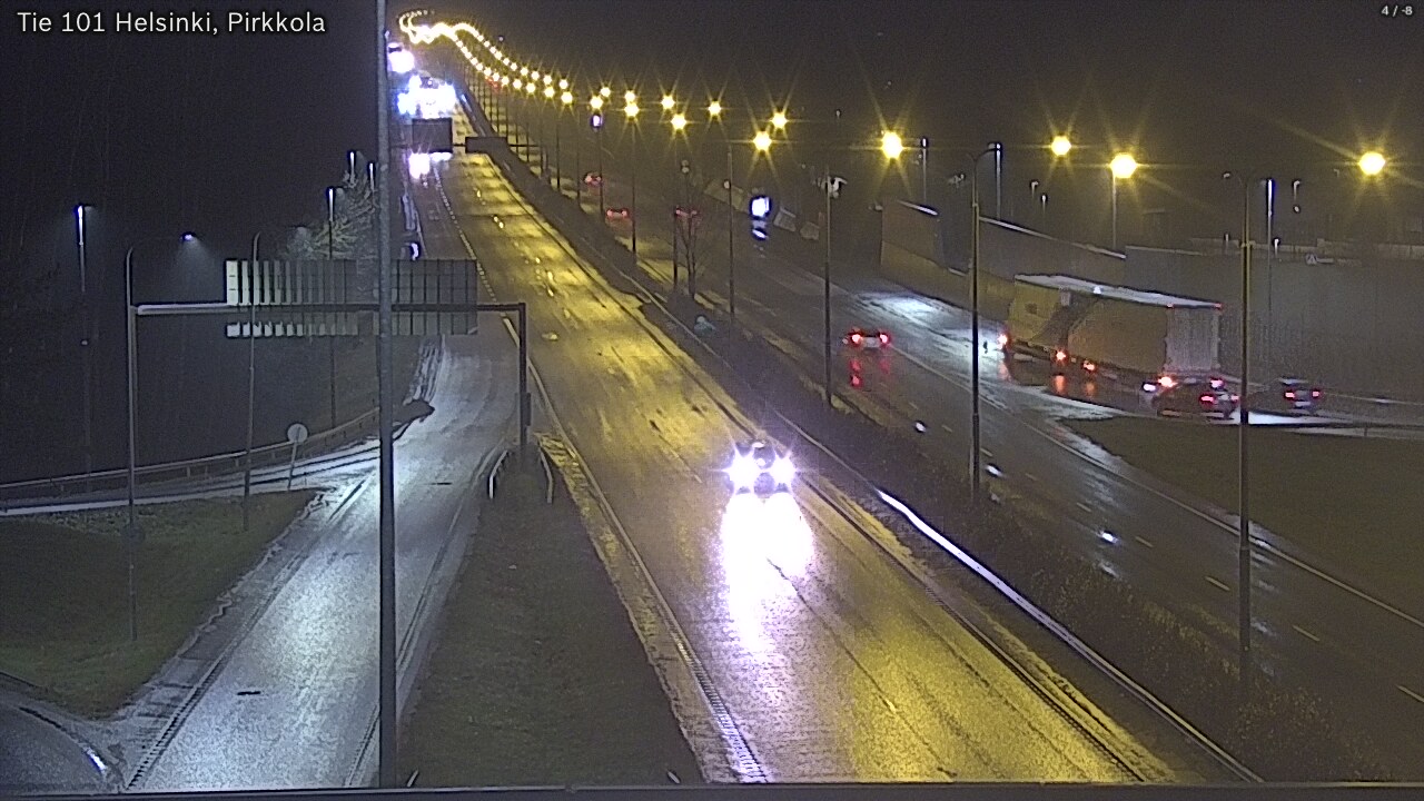 Weather Camera Image Road 101 Helsinki Pirkkola, Helsinki, Uusimaa