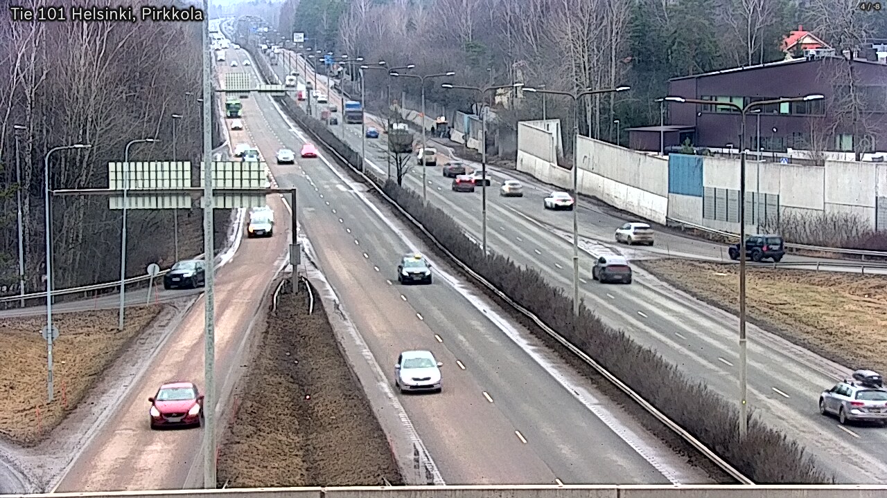 Weather Camera Image Väg 101 Helsingfors Britas, Helsinki, Uusimaa