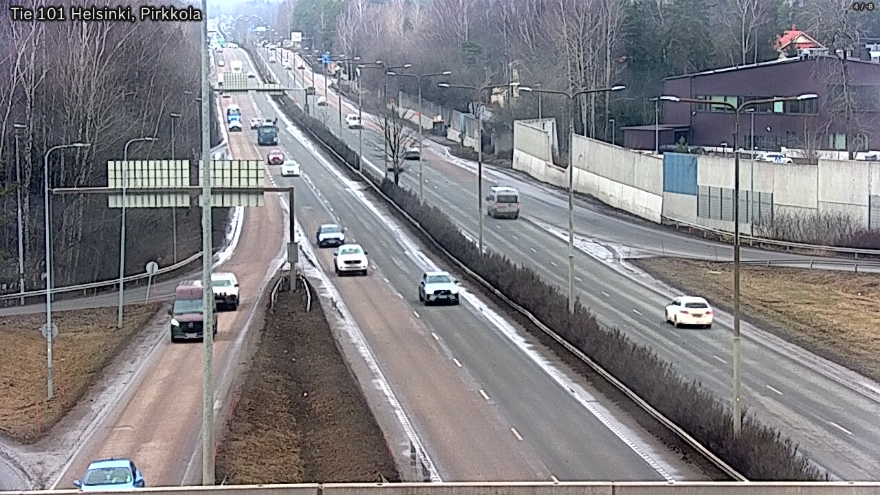 Weather Camera Image Väg 101 Helsingfors Britas, Helsinki, Uusimaa