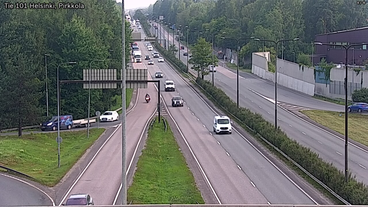 Weather Camera Image Väg 101 Helsingfors Britas, Helsinki, Uusimaa