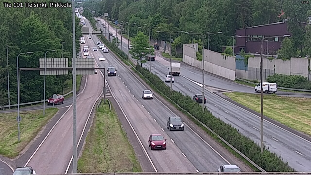 Weather Camera Image Väg 101 Helsingfors Britas, Helsinki, Uusimaa