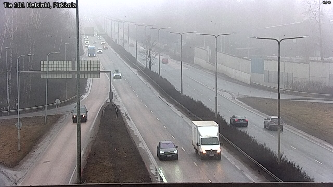 Weather Camera Image Väg 101 Helsingfors Britas, Helsinki, Uusimaa