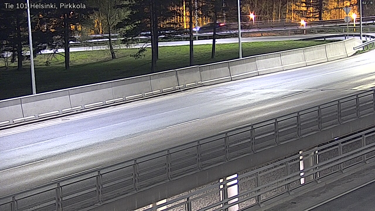 Weather Camera Image Road 101 Helsinki Pirkkola, Helsinki, Uusimaa