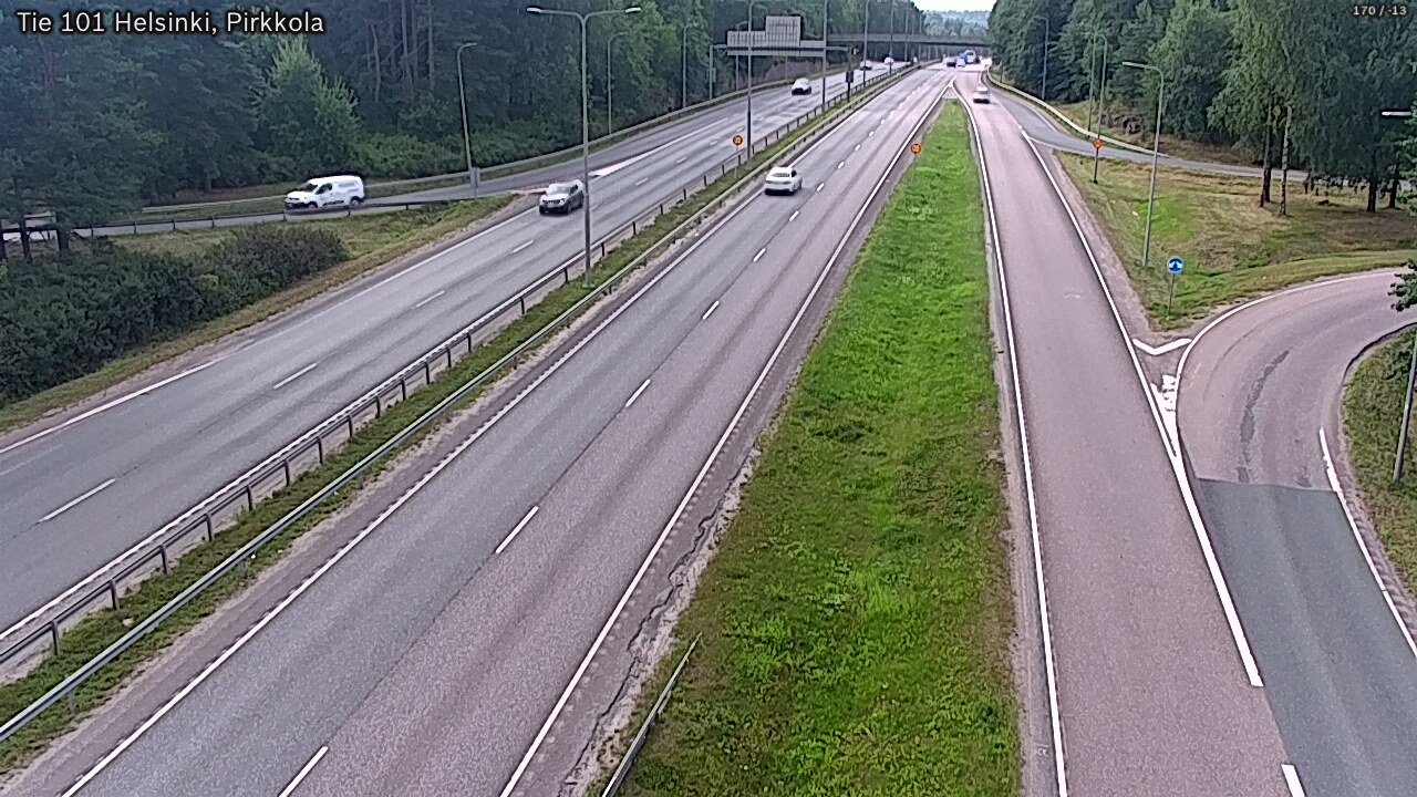 Weather Camera Image Väg 101 Helsingfors Britas, Helsinki, Uusimaa