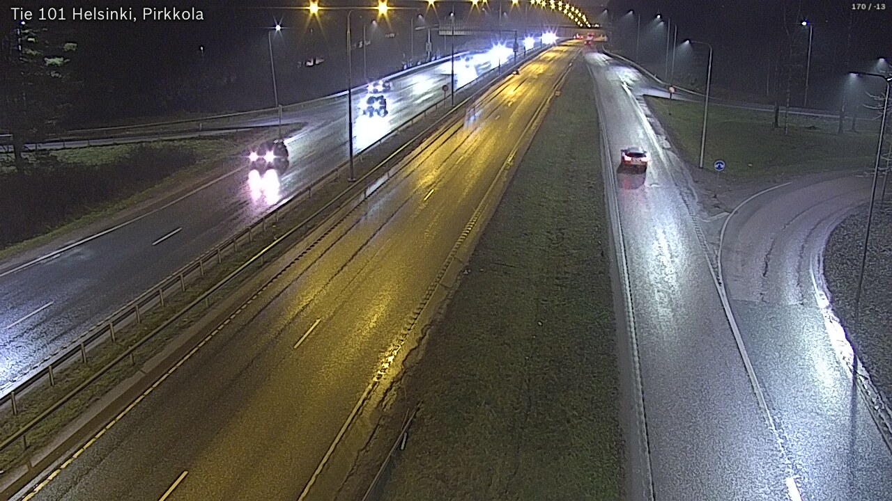 Weather Camera Image Väg 101 Helsingfors Britas, Helsinki, Uusimaa
