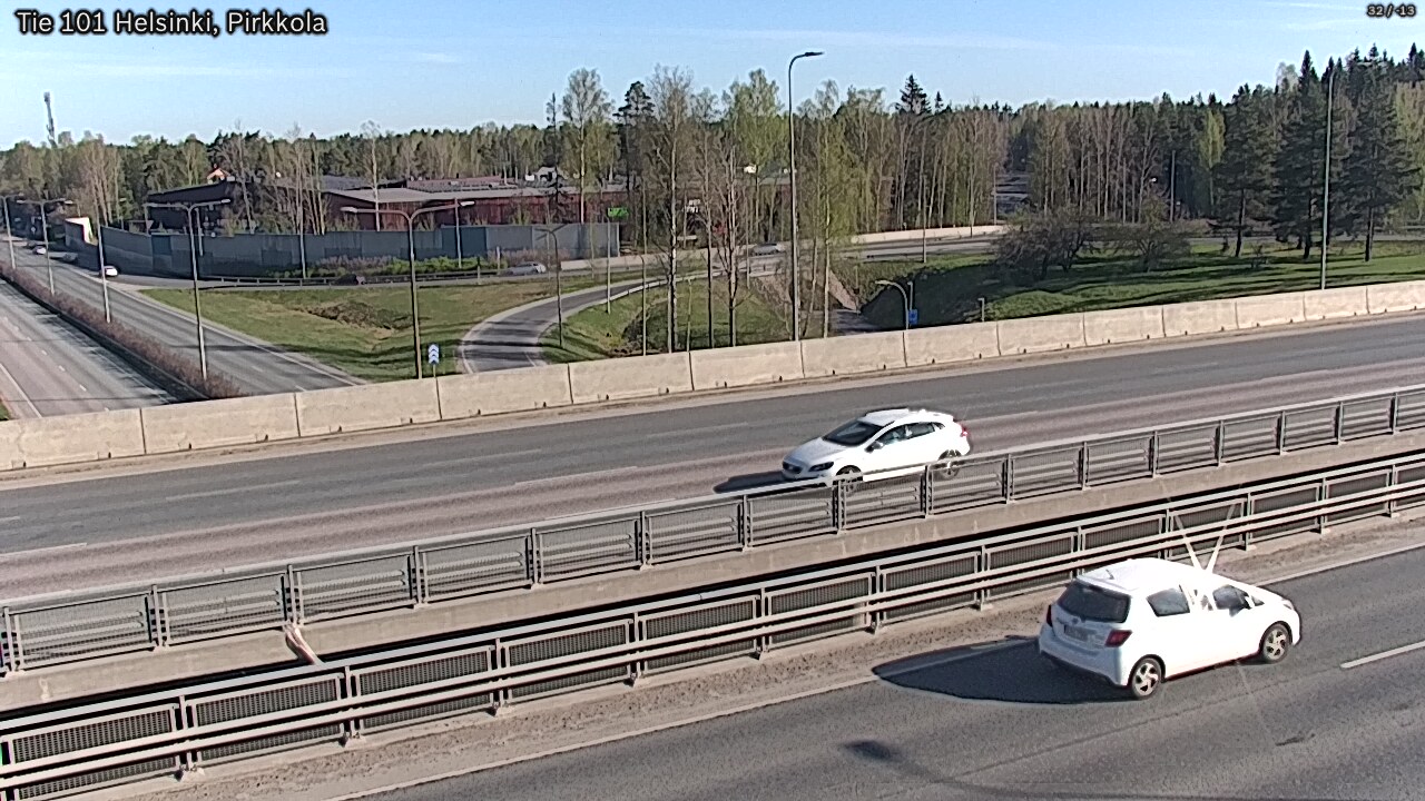 Weather Camera Image Väg 101 Helsingfors Britas, Helsinki, Uusimaa