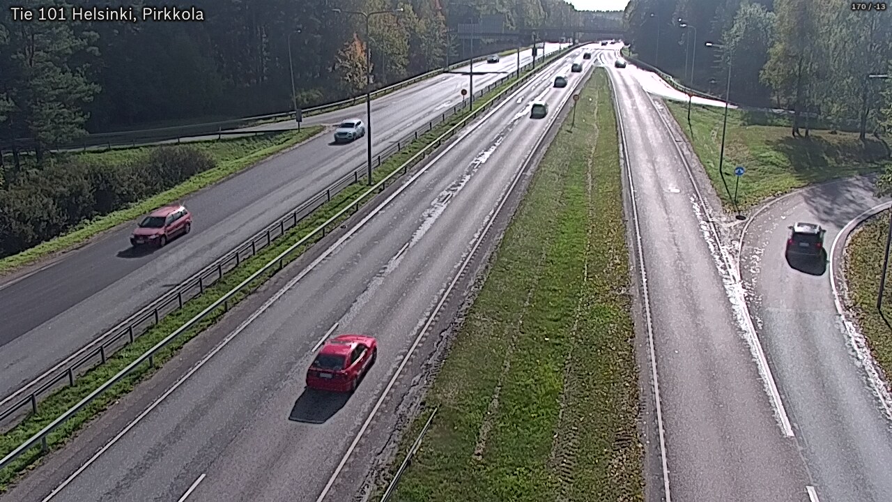 Weather Camera Image Väg 101 Helsingfors Britas, Helsinki, Uusimaa