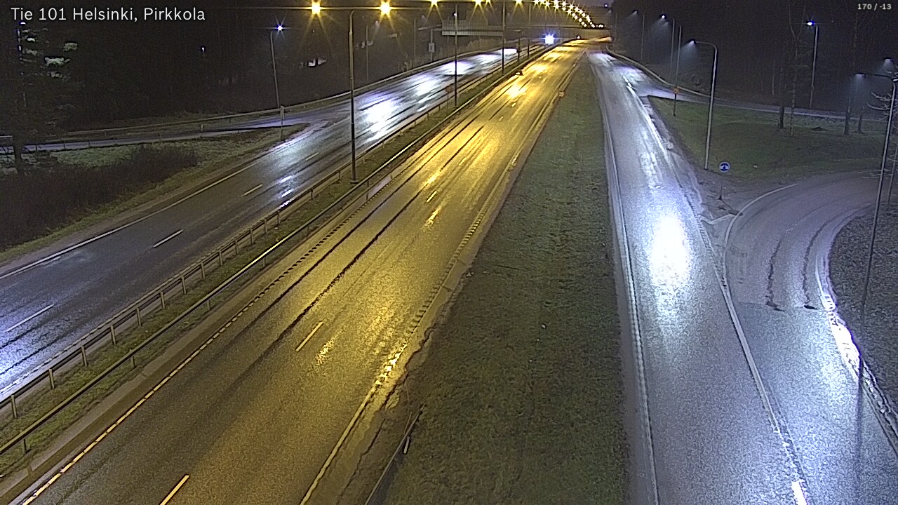 Weather Camera Image Väg 101 Helsingfors Britas, Helsinki, Uusimaa