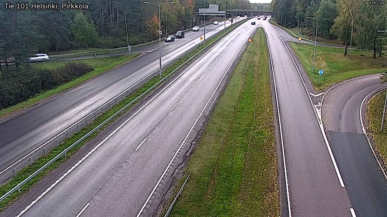 Weather Camera Image Väg 101 Helsingfors Britas, Helsinki, Uusimaa