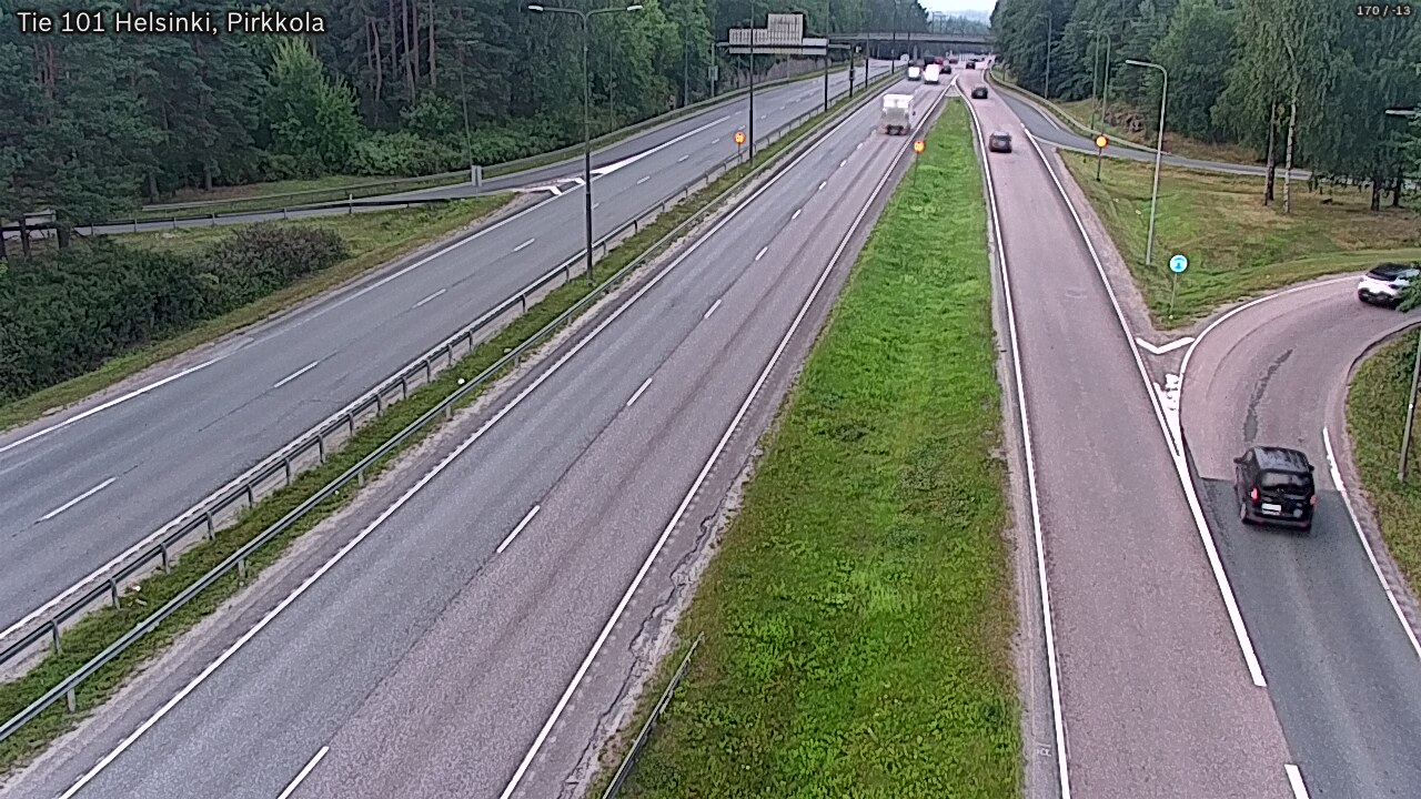 Weather Camera Image Väg 101 Helsingfors Britas, Helsinki, Uusimaa