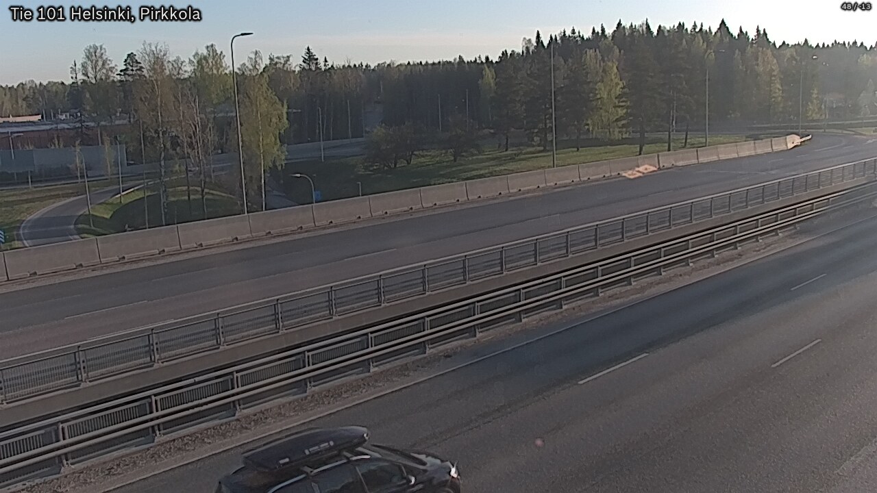 Weather Camera Image Road 101 Helsinki Pirkkola, Helsinki, Uusimaa