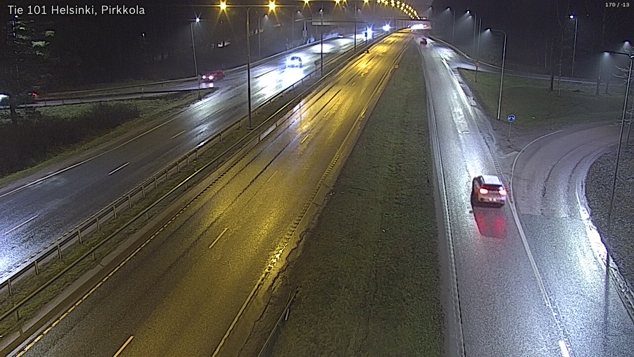 Weather Camera Image Väg 101 Helsingfors Britas, Helsinki, Uusimaa