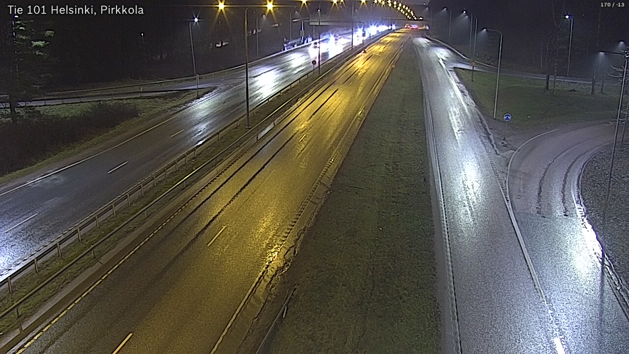 Weather Camera Image Väg 101 Helsingfors Britas, Helsinki, Uusimaa