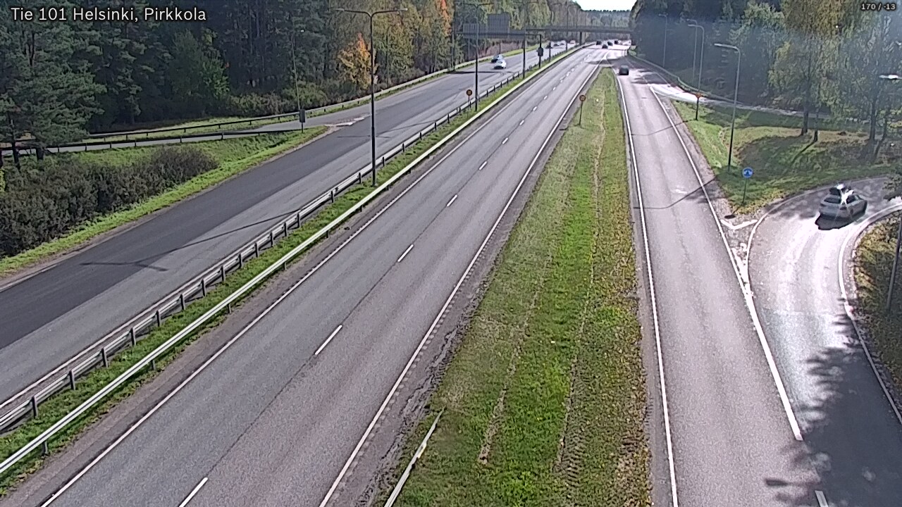 Weather Camera Image Väg 101 Helsingfors Britas, Helsinki, Uusimaa