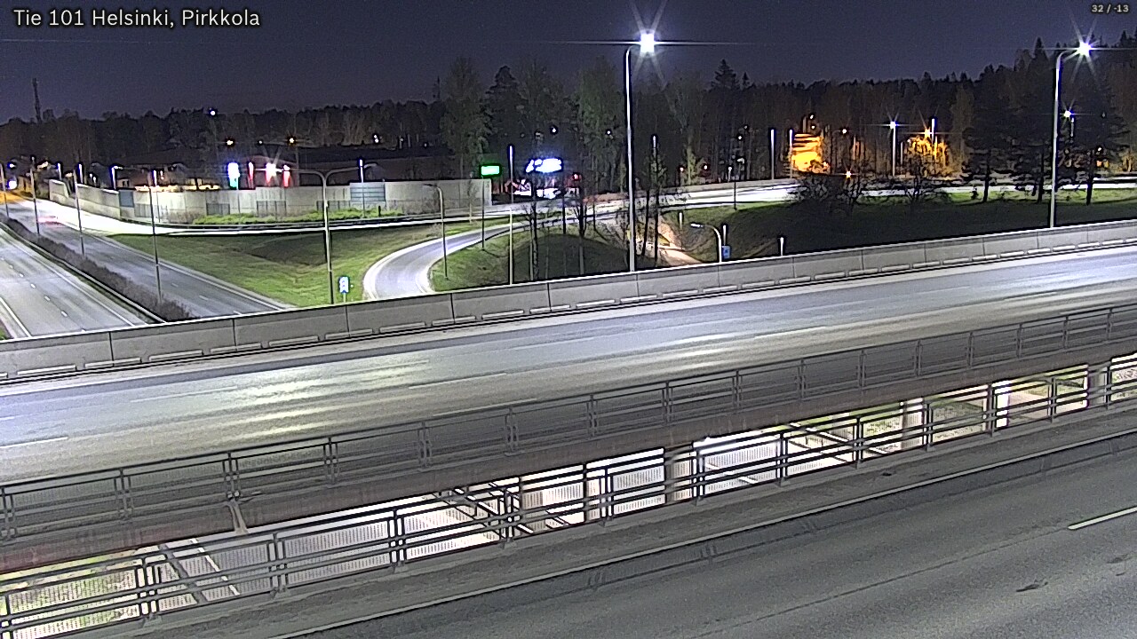 Weather Camera Image Road 101 Helsinki Pirkkola, Helsinki, Uusimaa