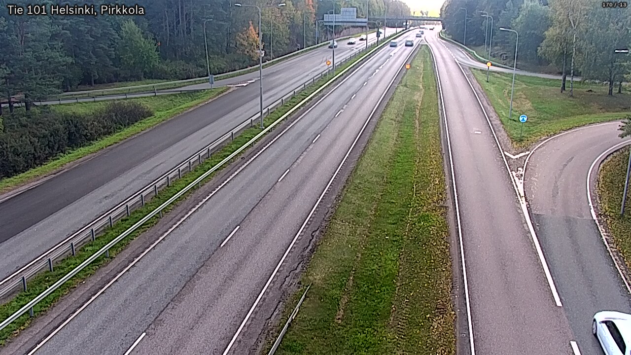 Weather Camera Image Väg 101 Helsingfors Britas, Helsinki, Uusimaa