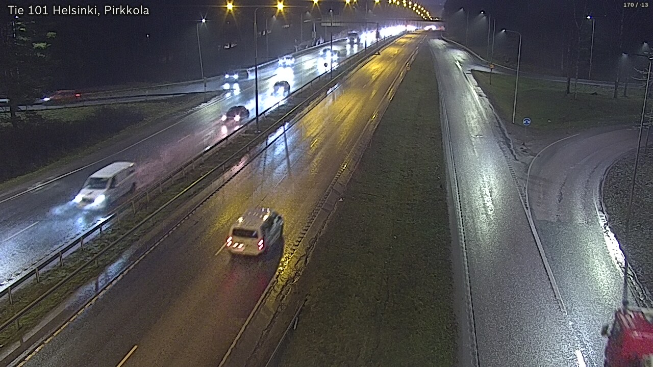 Weather Camera Image Väg 101 Helsingfors Britas, Helsinki, Uusimaa