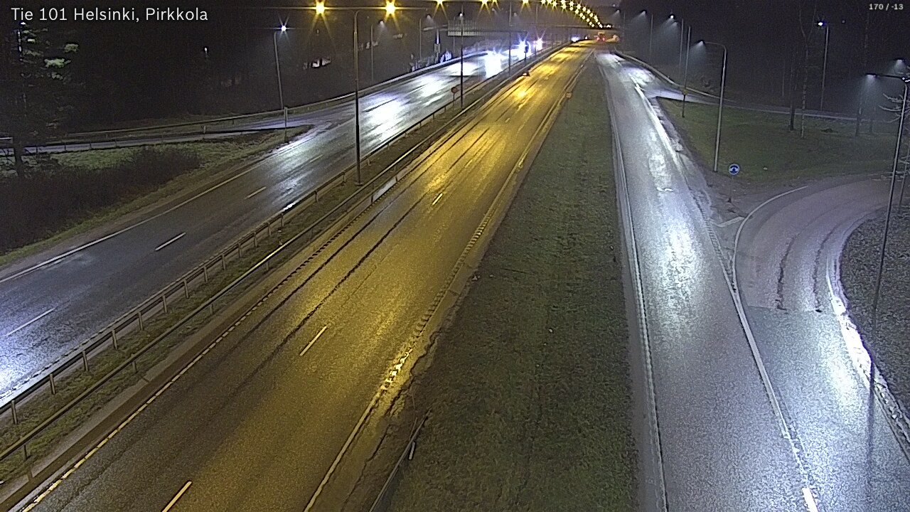 Weather Camera Image Väg 101 Helsingfors Britas, Helsinki, Uusimaa