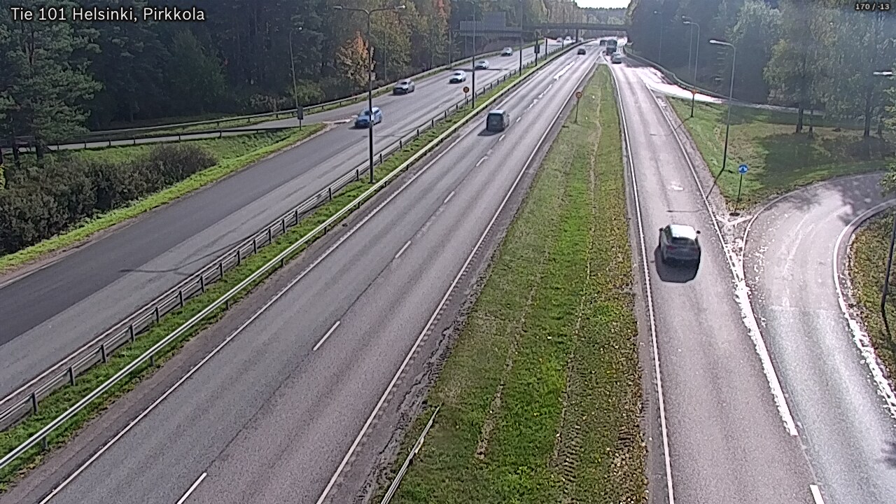 Weather Camera Image Väg 101 Helsingfors Britas, Helsinki, Uusimaa