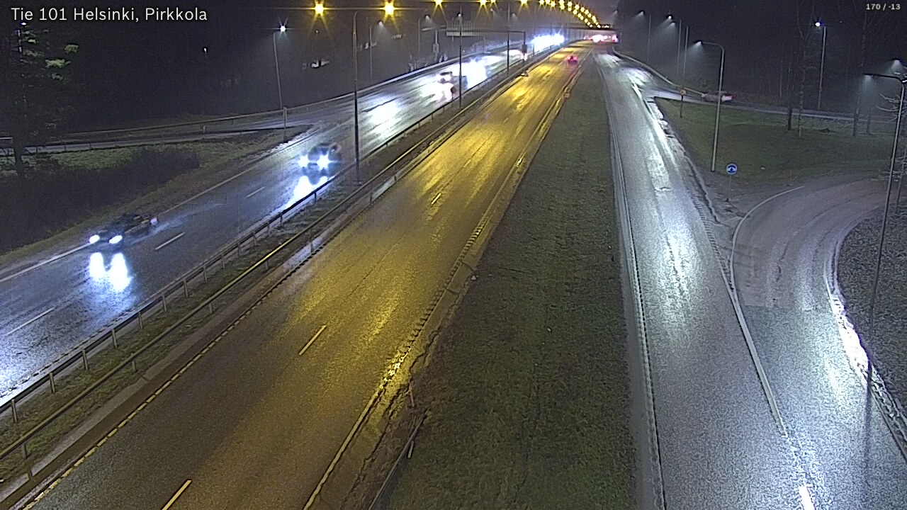 Weather Camera Image Väg 101 Helsingfors Britas, Helsinki, Uusimaa