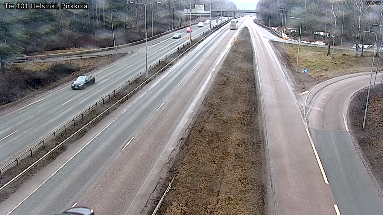 Weather Camera Image Väg 101 Helsingfors Britas, Helsinki, Uusimaa