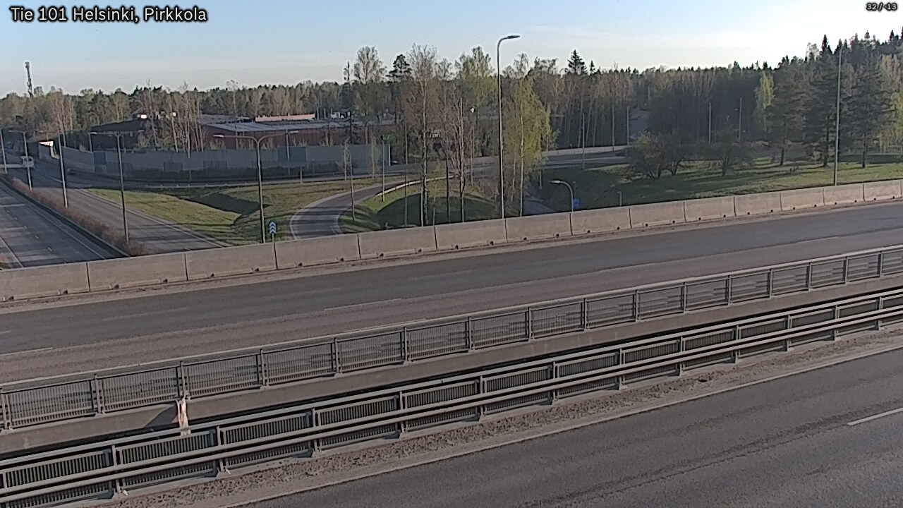 Weather Camera Image Road 101 Helsinki Pirkkola, Helsinki, Uusimaa