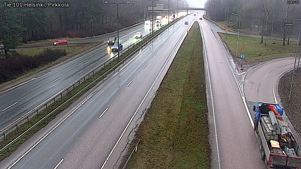 Weather Camera Image Väg 101 Helsingfors Britas, Helsinki, Uusimaa