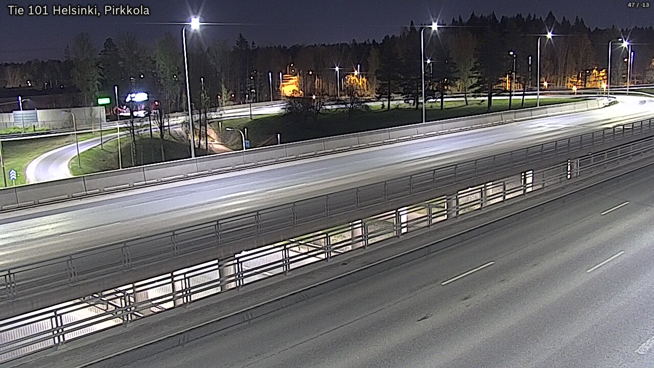 Weather Camera Image Road 101 Helsinki Pirkkola, Helsinki, Uusimaa