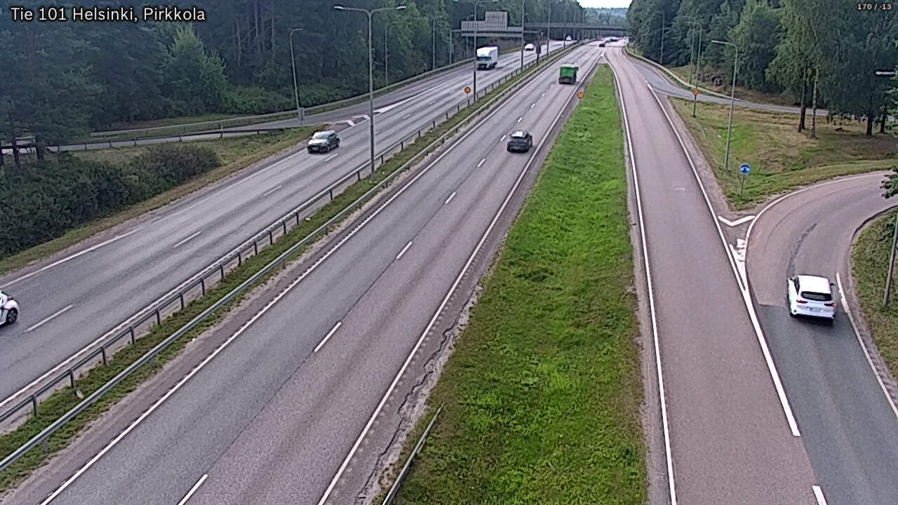 Weather Camera Image Väg 101 Helsingfors Britas, Helsinki, Uusimaa