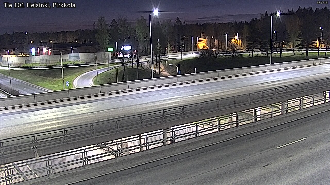 Weather Camera Image Road 101 Helsinki Pirkkola, Helsinki, Uusimaa