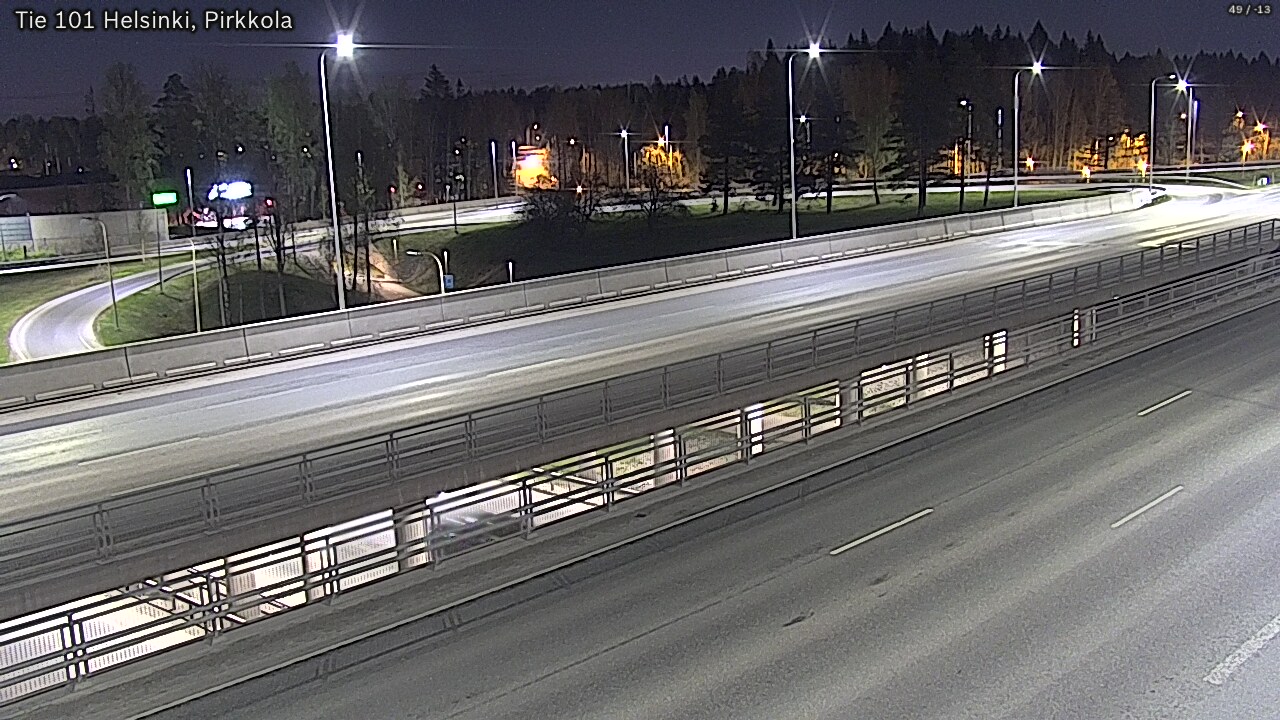 Weather Camera Image Road 101 Helsinki Pirkkola, Helsinki, Uusimaa